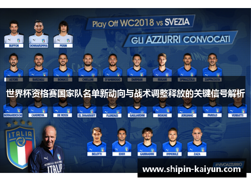 世界杯资格赛国家队名单新动向与战术调整释放的关键信号解析